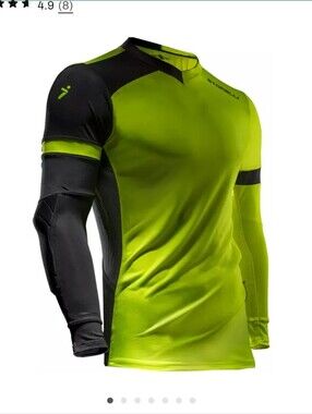 Storelli GoalKeeper Shirt Men’s Long Sleeve Shirt - Neon Green/Black